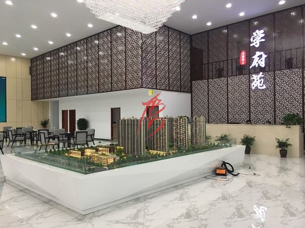 山西沙盤模型建筑篇——忻州.學(xué)府苑